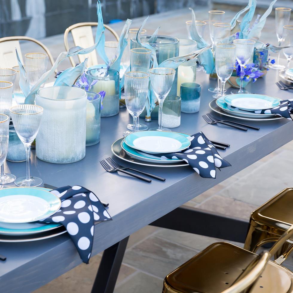 Bryony Brushed Matte Black Flatware Rental - A to Z Event Rentals