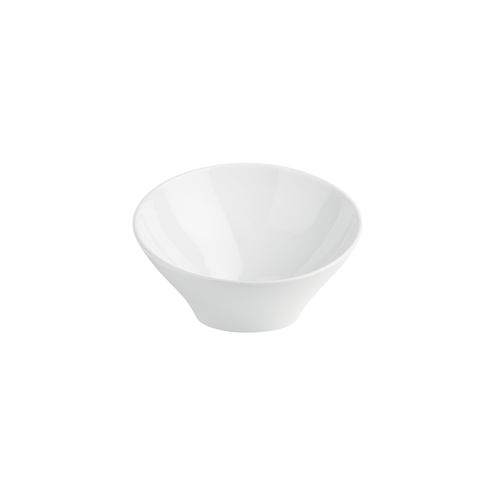 WHITE SLANTED CHINA BOWL 7 5 Rentals Bright Rentals white-slanted-china-bowl-7-5-rentals-bright-rentals