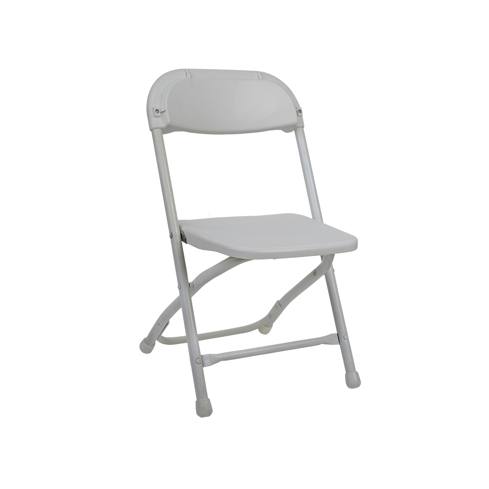 WHITE CHILD'S POLYFOLD CHAIR Rentals Bright Rentals