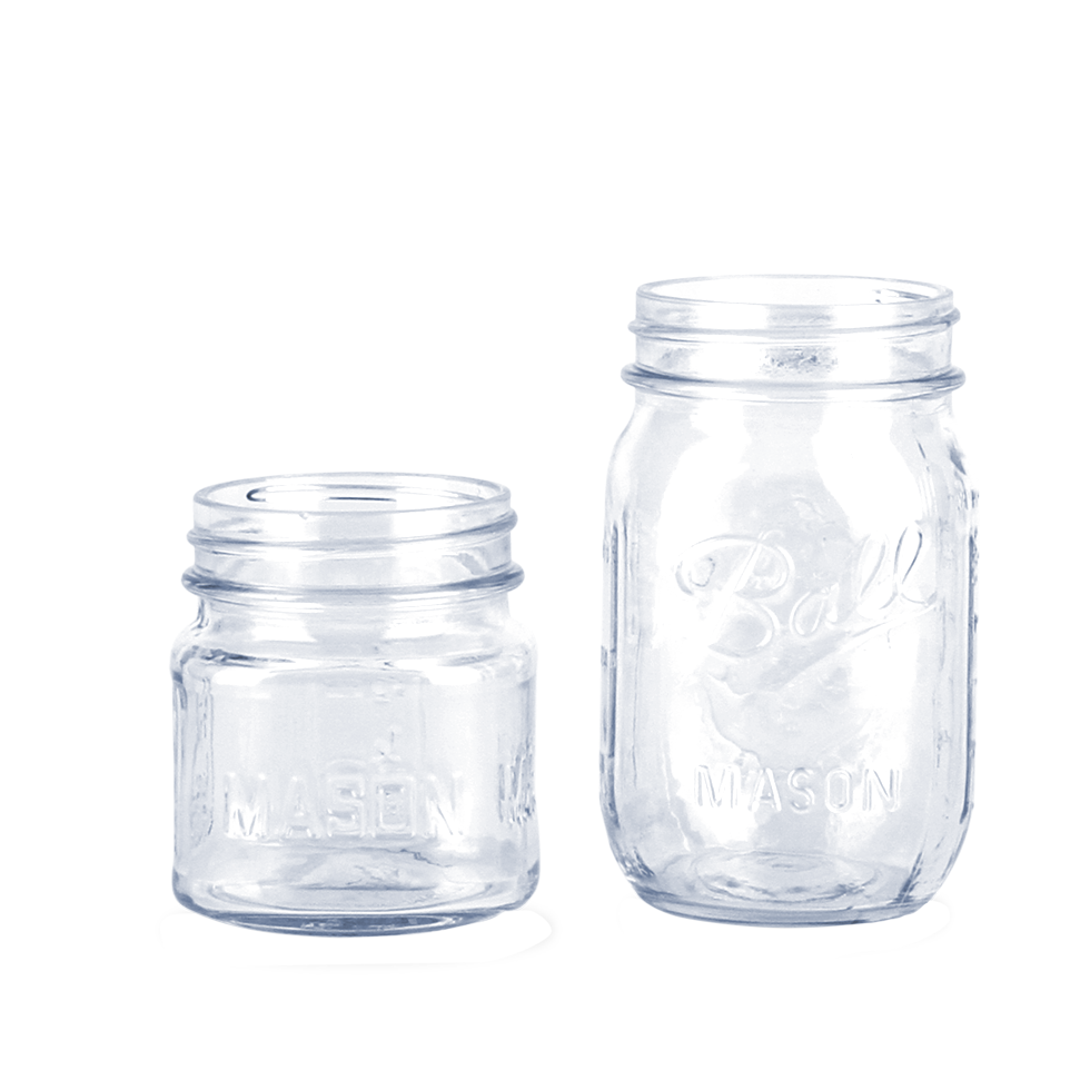 Mason Jars, Glassware Rentals