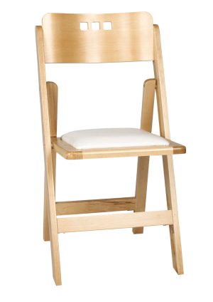 NATURAL+3-HOLE+WOOD+FOLDING+CHAIR