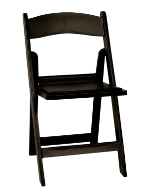 BLACK+RESIN+FOLDING+CHAIR