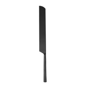 MATTE+BLACK+CAKE+KNIFE+12%22