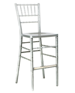 SILVER+CHAIVARI+BARSTOOL